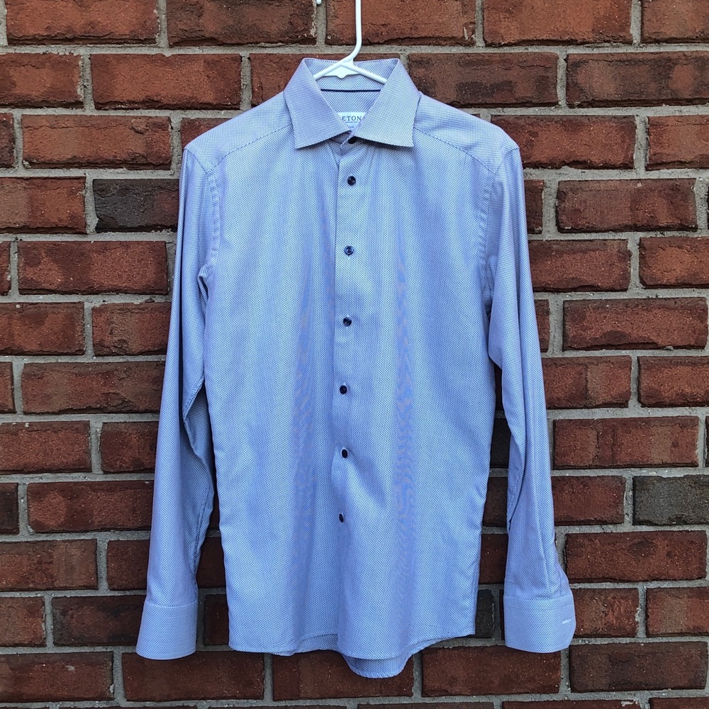 NWOT Eton Light Blue Dress Shirt